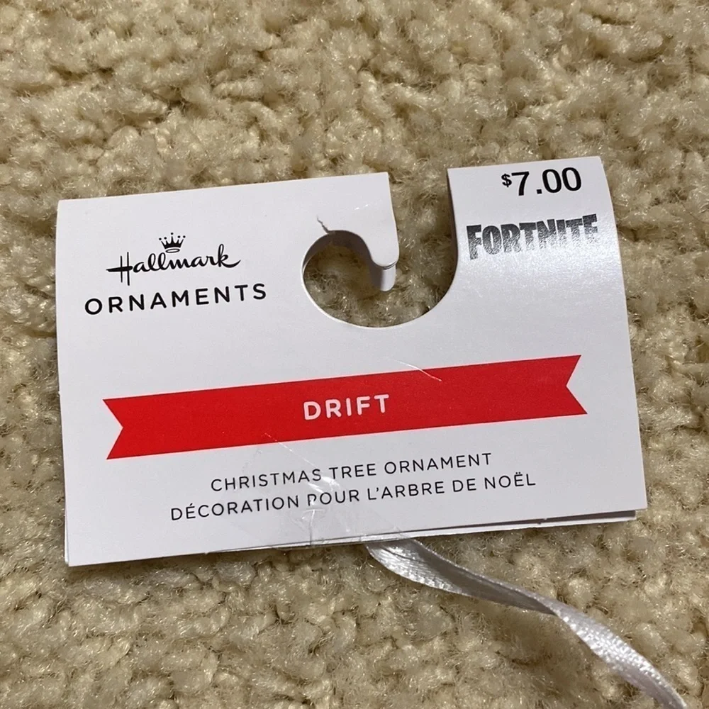 Fortnite Drift Christmas Tree Holiday Ornament Figure 2021 Hallmark